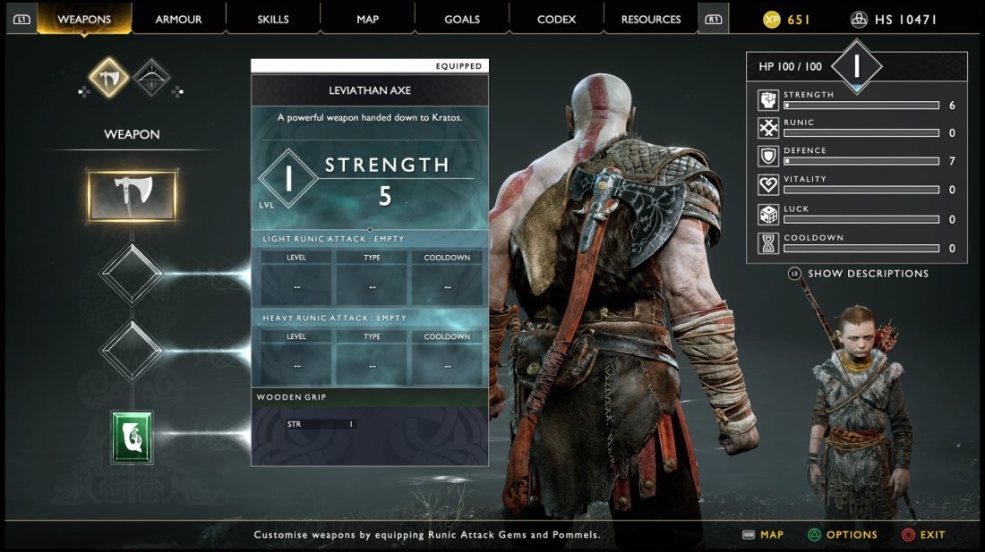 God of War (2018) Inventory