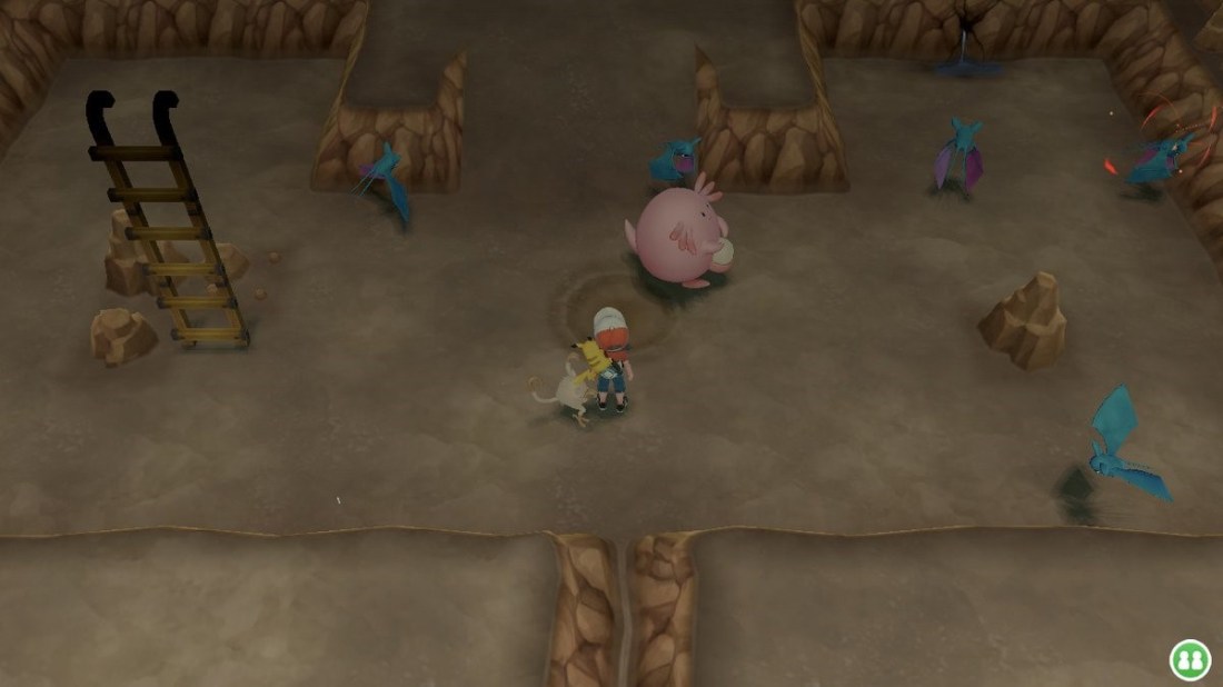 Let's Go Pikachu - Enemies on the screen